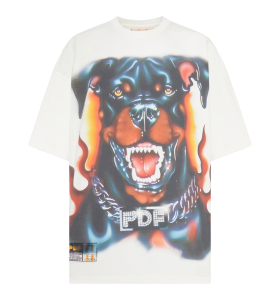 The Boy White Dog T-Shirt