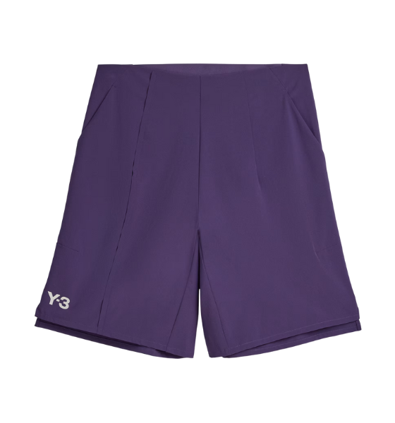 Purple Y-3 Tennis Pro Ergo Shorts