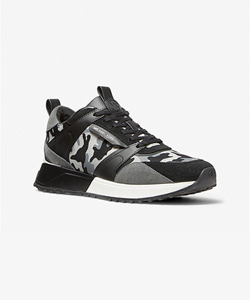 Woodland Camo Black & Grey Sneaker
