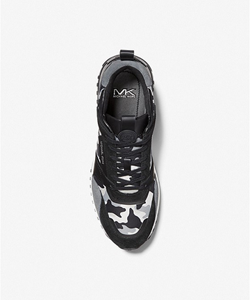 Woodland Camo Black & Grey Sneaker
