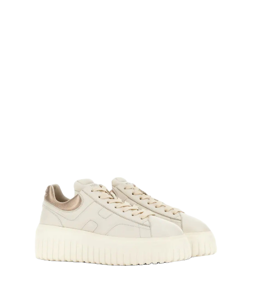 H Stripes Allacciato H Cream Gold Women Sneakers