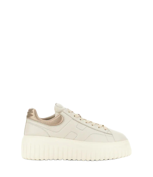 H Stripes Allacciato H Cream Gold Women Sneakers
