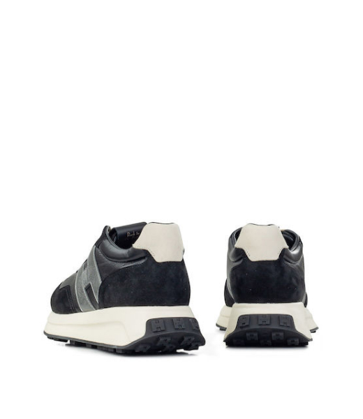 H641 Allacciato H Patch Black Women Sneakers
