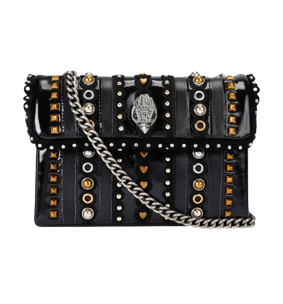 Leather Black/Combs Md Kensington Studs
