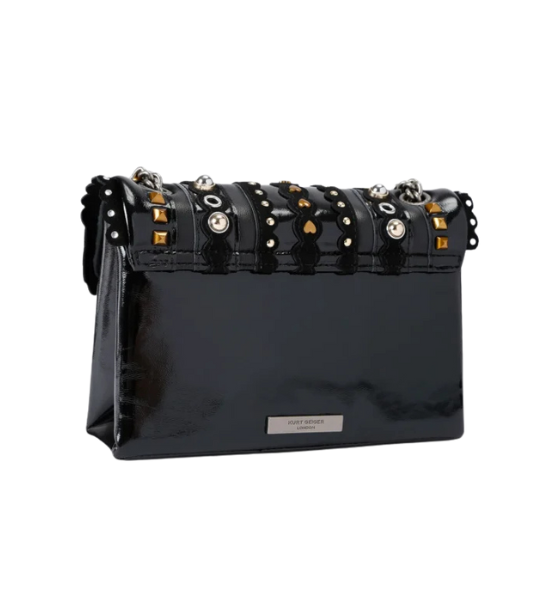 Leather Black/Combs Md Kensington Studs