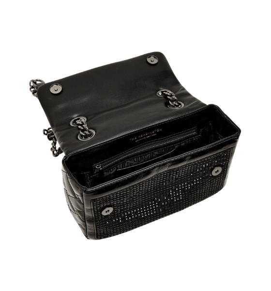 Black Leather Kensington Flap Kurt