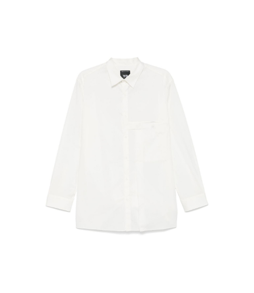 M Pleat PKT SHI White Shirt