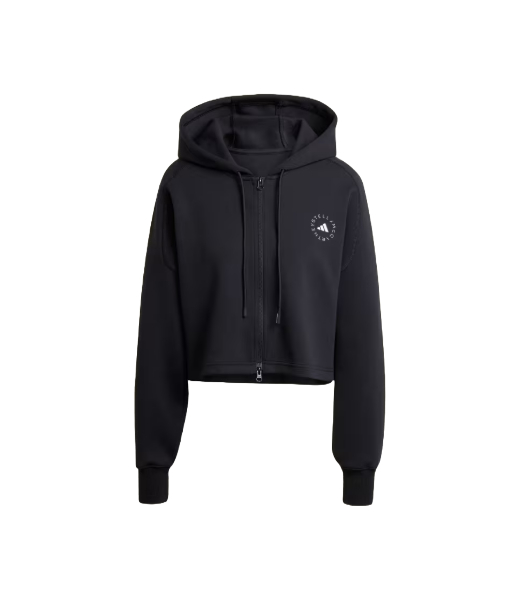 aSMC Black Cropped Hoodie