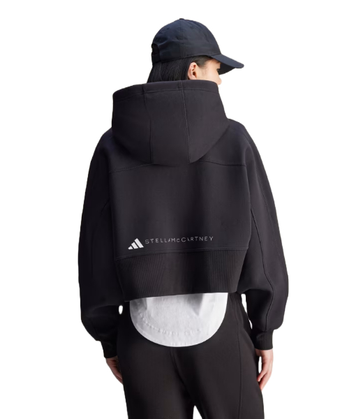 aSMC Black Cropped Hoodie