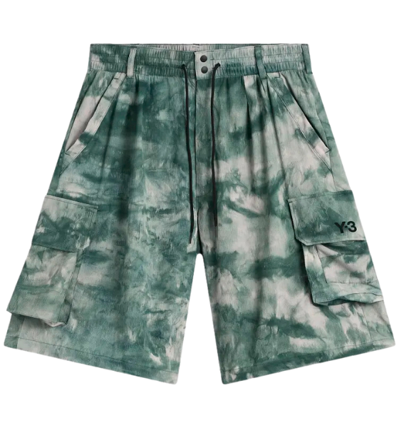 Green Aop Plt Shorts