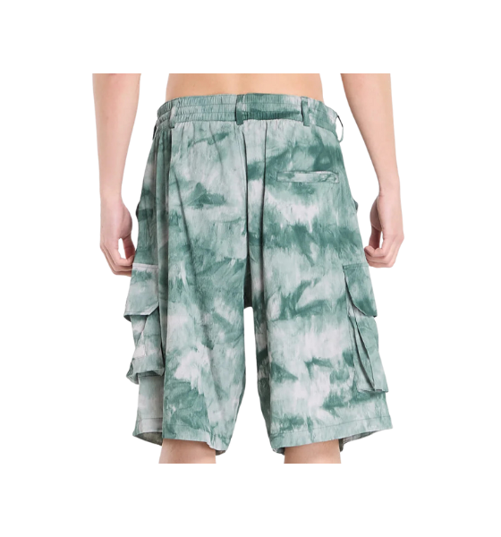 Green Aop Plt Shorts
