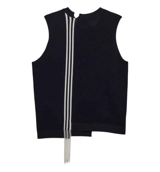 Black Gfx Knit Vest