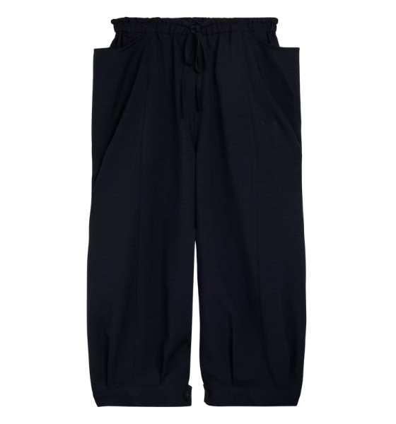 Black W Su Cropped Tp