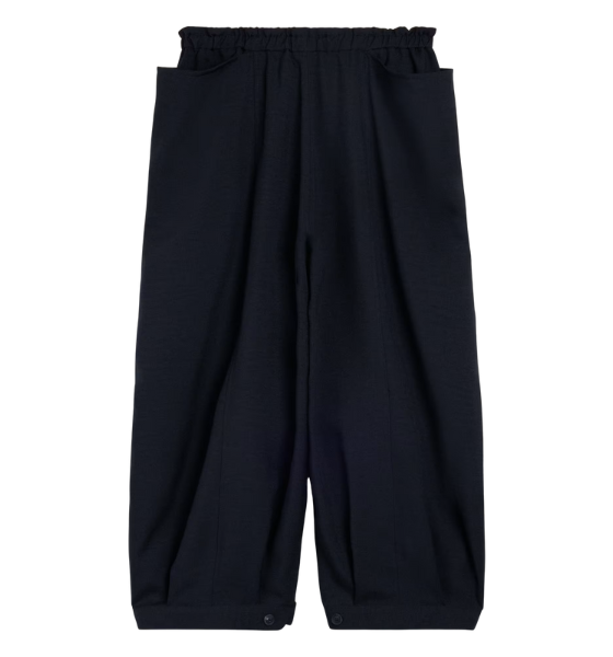 Black W Su Cropped Tp