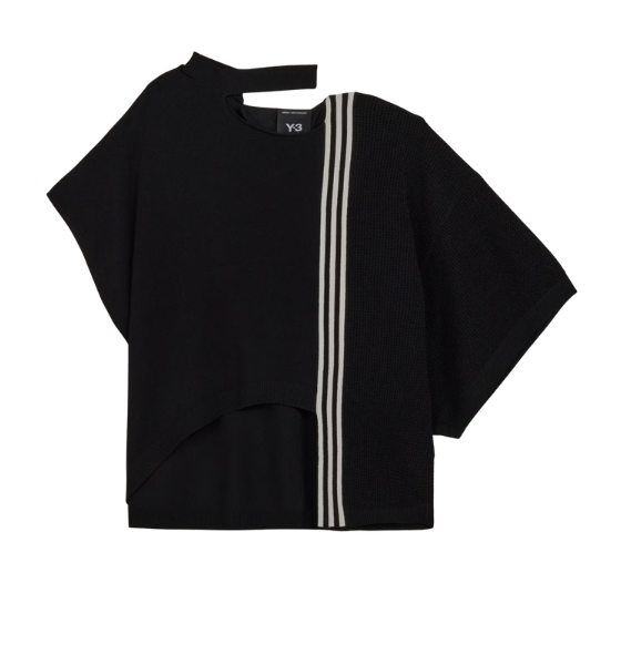 Black/White Y-3 Knit Top