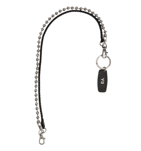Silver Y-3 Key Chain