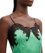 Bright Green Robe Short Dress
