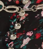 Black Rose Garden Crop Top