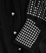 Paco Black Long Sleeve Cardigan