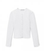 White Long Sleeve Cardigan
