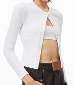 White Long Sleeve Cardigan