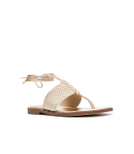 Jagger Pale Gold Flat Sandal