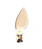 Imani Brown/Gold Logo Pump