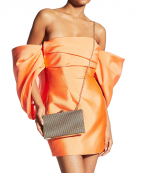 Crystal Beige Kensington Clutch