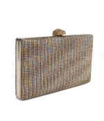 Crystal Beige Kensington Clutch