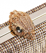 Crystal Beige Kensington Clutch