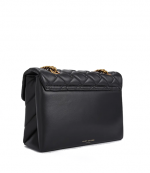 Black Leather Kensington X Bag