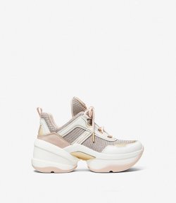 Olympia Trainer Glitter Chain Mesh Trainer