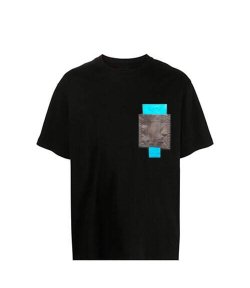 Black Wave Pocket Tee
