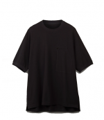 Y3 Black Crepe Pocket Tee
