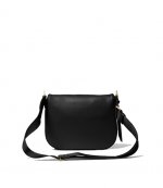 Slater Black Leather Sling Pack