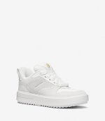 Rumi Optic White Lace Up Sneakers