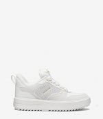 Rumi Optic White Lace Up Sneakers