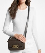 Brown Black Parker Crossbody Bag