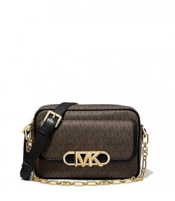 Brown Black Parker Crossbody Bag