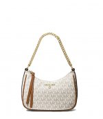 Vanilla Jet Set Charm Logo Shoulder Bag