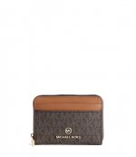 Small Coin Card Case Brown