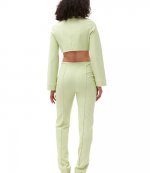 Lilly Green Cropped Blouse