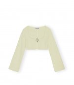 Lilly Green Cropped Blouse