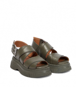Creepers Chunky Buckle Sandal Tonal