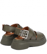 Creepers Chunky Buckle Sandal Tonal