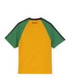 Wales Bonner Yellow/Green Short Sleeve Tee