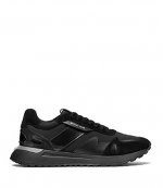 Miles Scuba Suede Black Trainer