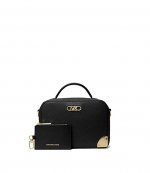 Black Estelle Small Trunk Crossbody Bag
