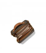 Brown Logo Estelle Small Trunk Crossbody Bag