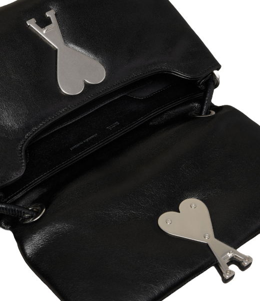 Black Leather Voulez-Vous Bag